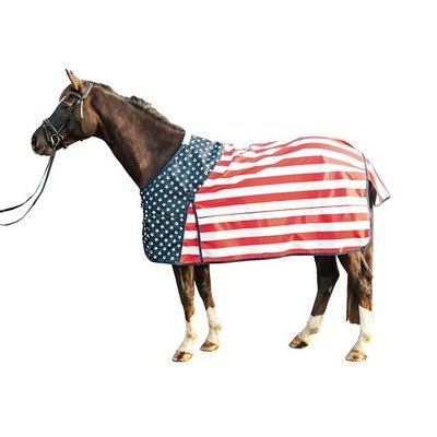 Hkm Sports Coperta paddock Stars & Stripes con int.pile - ultimo pezzo