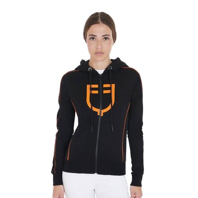 Equestro Felpa con logo arancione Equestro - ULTIMI PEZZI -