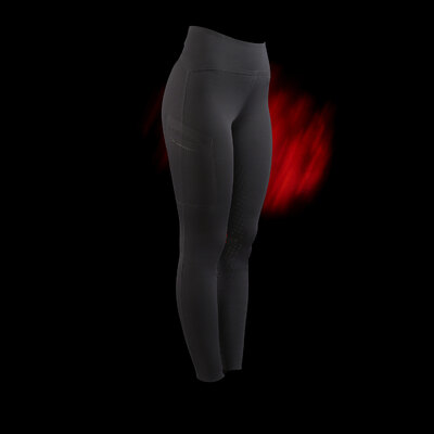 Equestro Leggings donna Ridertechnology vita alta full grip