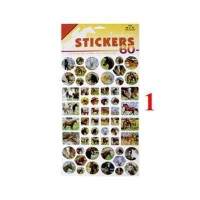 Hkm Sports Stickers misti con glitter