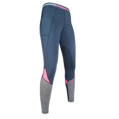 Hkm Sports Pantaloni leggings Active 19 silicone al ginocchio per bambino - ultimo pezzo 158/164 cm