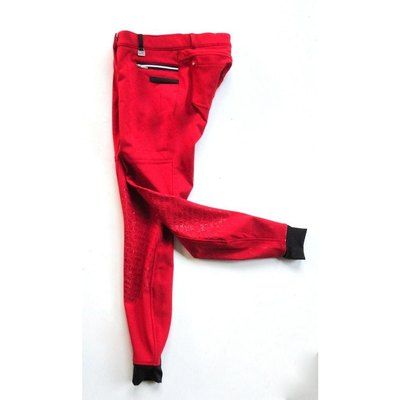 Hkm Sports Pantaloni donna/bambino Softshell -Boston- con silicone - ULTIMO PEZZO - rosso/blu taglia D38/42 ITA