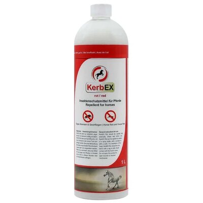 Kerbex Spray repellente per insetti KerbEX rosso con aglio - compreso di spruzzino