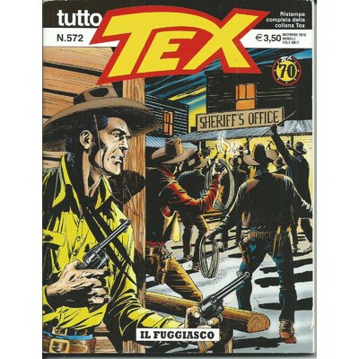 Lso Tutto Tex N.572 Il fuggiasco, articolo omaggio per ordini superiori a 100 euro