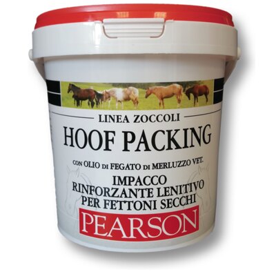 Pearson Hoof packing - impacco rinforzante lenitivo per fettoni secchi 1000 gr