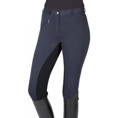 Pfiff Pantaloni da equitazione bambino a fondo pieno Thea - ULTIMO PEZZO - taglia 164 cm colore marrone e nero