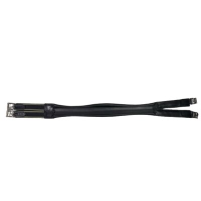 Prestige Sottopancia in cuoio con elastici da una parte - ULTIMO PEZZO - 105 cm colore nero