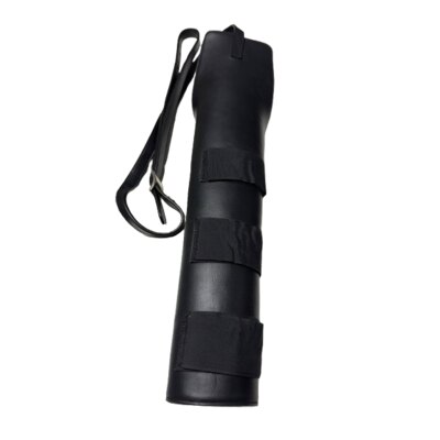 Umbria Equitazione Protezione BR per la coda in pelle fodertata di neoprene - ULTIMO PEZZO - taglia FULL colore NERO