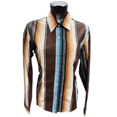 Roper Camicia western da donna cotone a righe - ULTIMO PEZZO - taglia L