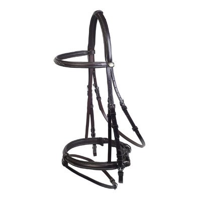 Schockemohle Briglia da salto Winchester Jumper completa di redini - ULTIMO PEZZO - misura COB colore NERO