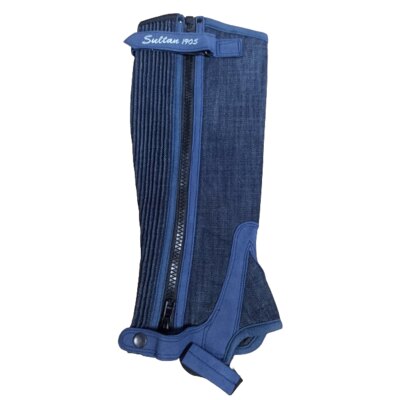 Sultan Ghette per equitazione in tessuto Denim con rivestimento interno - ULTIMO PEZZO taglia M