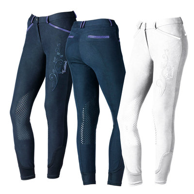 Tattini Pantaloni Tattini donna felce - ULTIMO PEZZO - taglia 40 nel colore bianco