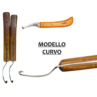 Triple M Coltello con manico in legno