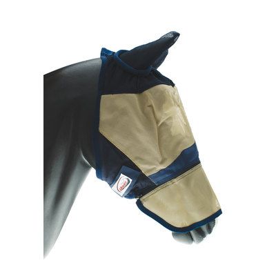 Umbria Equitazione Maschera antimosche in PVC con copriorecchie