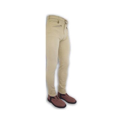 Umbria Equitazione Pantaloni uomo modello jodpour, tessuto bielastico in cotone - ULTIMI PEZZI - colore beige