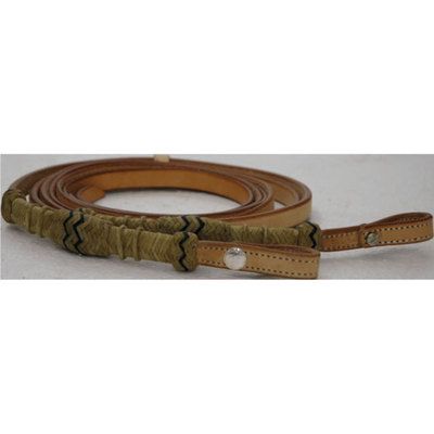 Umbria Equitazione Redini western elite in cuoio harness, lavorazione rawhide, larghezza 1,6 cm - ULTIMI PEZZI - colore TESTA DI MORO