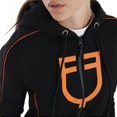 Equestro Felpa con logo arancione Equestro - ULTIMI PEZZI -