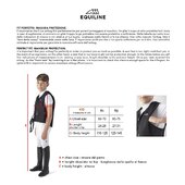 Equiline Kid - Gilet per equitazione bimbo Nero