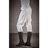 Equiline Pantalone pioggia unisex in nylon Pisa - ULTIMI PEZZI - colore bianco