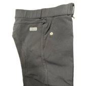 Hkm Pantaloni jodhpur in tessuto tecnicon con rinforzo in alcantara su tutta la gamba e la seduta - ULTIMI PEZZI - color nero