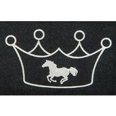 Hkm Sports Applicazioni per maglietta - Corona con cavallo -