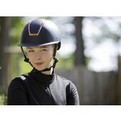 Hkm Sports Casco per equitazione Lady Shield, con visiera larga