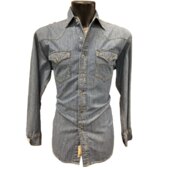 Stetson Camicia western Stetson in denim con taschini - ULTIMO PEZZO - taglia M