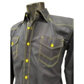 Wedas Camicia western da uomo - ULTIMO PEZZO - taglia M