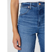 Wrangler Jeans mom straight modello Smoke Sea - ULTIMI PEZZI - 