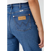 Wrangler Jeans mom straight modello Smoke Sea - ULTIMI PEZZI - 