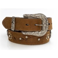 Cintura western con cristalli Ariat crystals flowers