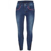 Pantaloni da bambina simil denim - ULTIMI PEZZI -