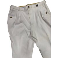 Pantaloni Daslo con pinces bianchi uomo - ULTIMI PEZZI -