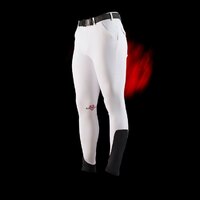 Pantalone slim fit uomo Equestro Ridertechnology full grip