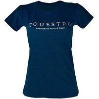 T-shirt donna con stampa logo Equestro