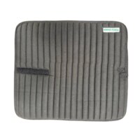 Set sottofasce da 2 pezzi con velcro - ULTIMO PEZZO - colore nero misura 50x44,5 cm