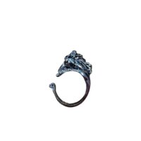 Anello in acciaio inox con cavallo - ULTIMO PEZZO - 