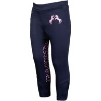 Leggings bambina - Pink Pony - con silicone ginocchio