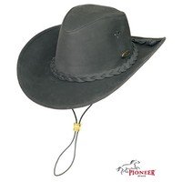 Cappello western in crosta ingrassata