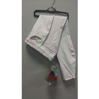 Pantalone donna da concorso modello rebecca - microfibra leggera - SOLO colore bianco taglia 38