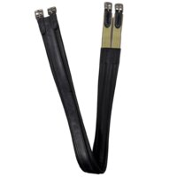 Sottopancia in cuoio con elastici solo da un lato - ULTIMO PEZZO - misura 135 cm colore nero