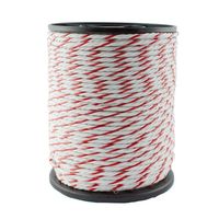 Corda elettrica bianco/rossa High Quality da 6 mm, bobina da 200 metri
